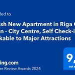 Apartmán Stylish New In Old Town - Centre, Self Check-in, Walkable To Major Attractions Riga
